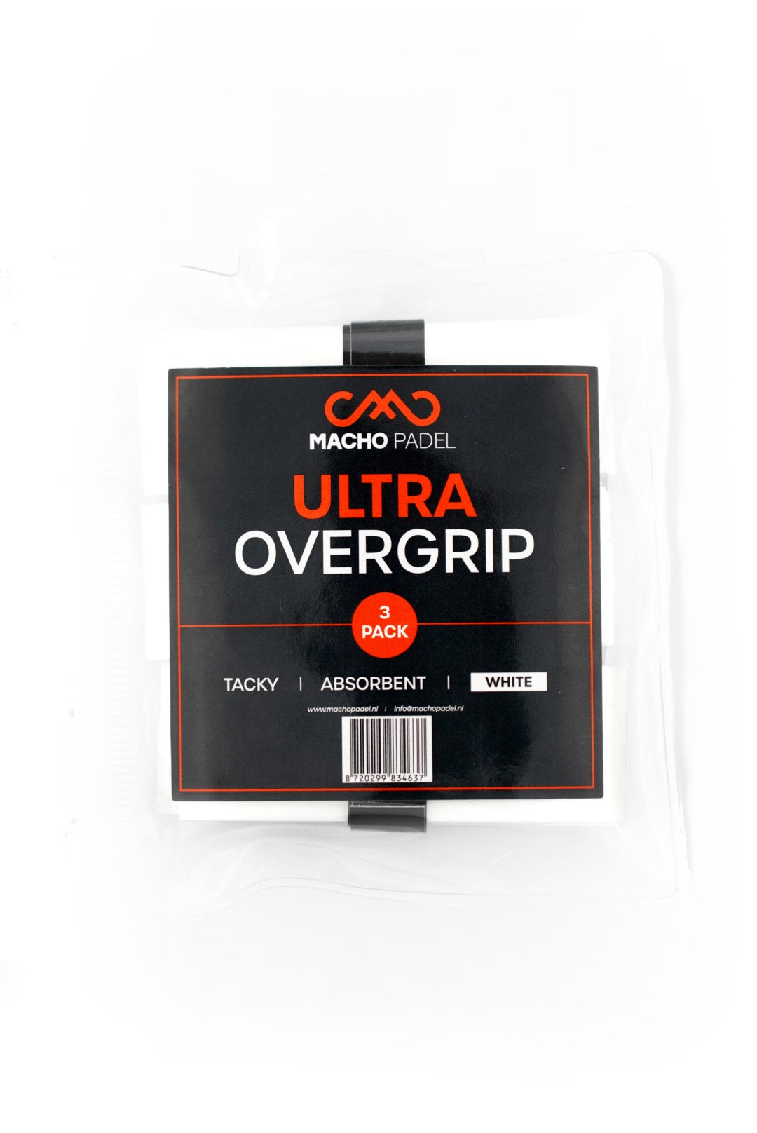 Ultra Overgrip Wit 3 Pack